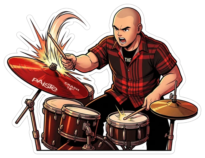 Ken, drummer at Rock Bar Heaven